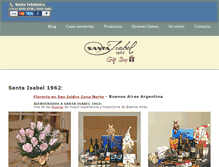 Tablet Screenshot of floreriasantaisabel.com.ar